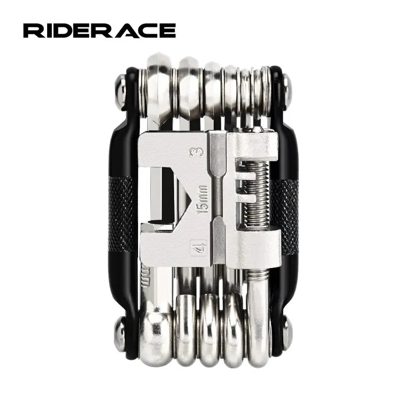 RIDERACE Bicycle Multi Tool Chain Splitter Cutter Multifunction For MTB Mountain Road Bike Wrench Screwdriver Repair Multitool