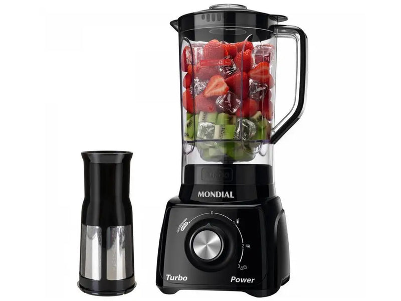 L-99 FB Black Mondial Turbo Power Blender with 3 Speeds Filter 550W - 110V