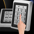 Full Kit Door Access Control System 125KHz RFID Keypad Reader Metal Case 180KG Electromagnetic Lock DC12V 3A Power Supply
