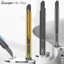 Fizz Metal Utility Knife Blade Paper Cutter Aluminum Alloy Pocket Knifes with Self-Locking Design Stationery Supplies