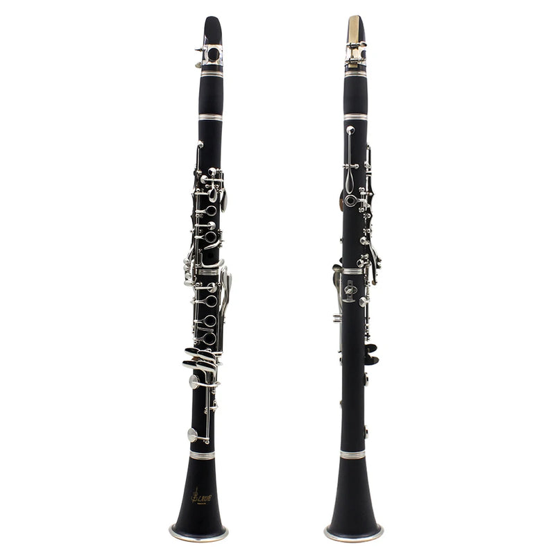 SLADE Bb Clarinet 17 Keys Bakelite Wooden Professional Woodwind Instrument Tenor Clarinet With Box Reed Musical Instrument Parts