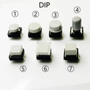 10Sets Momentary Tactile Button 4PIN SMT/DIP 12X12mm H=9.8/9/16.8mm With Cap Tact switch Push Button Switch Micro Key Button