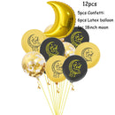 Muslim Festival Jewish Passover Disposable Tableware Paper Plates Cup Flag Balloons Home Party Favors Decoration Party Supplies