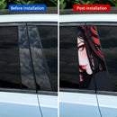 1PC/2PCS Japanese Style Prajna Car Stickers Auto B Pillar Waterproof JDM Decoration Cover Scratch Car Doors Pillar Vinyl Decals
