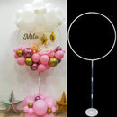 1/2set Round Balloons Stand Holder Plastic Balloon Arch Hoop wreath Ring Birthday Wedding Party Baby Shower Balloon Decorations