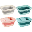 Portable Footbath Massage Bucket Easy To Store Foldable Foot Bath Tray Collapsible Foot Soak Bucket for Soaking Feet