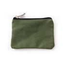 DIY Plain Canvas Cotton Bag Pure Zipper Coin Key Bag Money Pocket Women Men Hand-held Coin Purse Small Wallet Kid