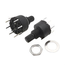 5Pcs/Lot SR16 16mm Rotary Band Switch 1Pole 5/6/8 Position 2Pole 3/4 Position Handle Length 15MM Shaft Flower Axis Band Switches