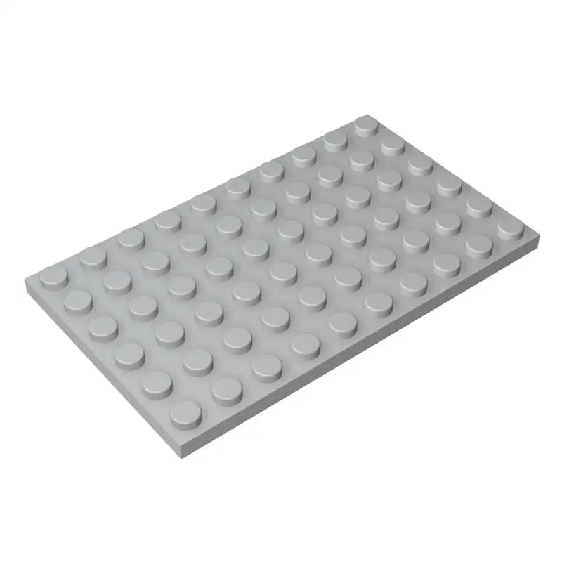 Gobricks 10PCS MOC  Plate 6 x 10 Compatible 3033 Assembles Particles Building Blocks Parts DIY block bricks Tech Parts Toys