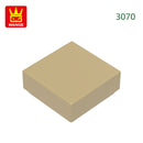 Wange 666PCS/lot 3070 1x1 Light Area Wooden Moc Loose Parts Compatible with Bricks DIY Children's Toy Assembly Gift Storage Box