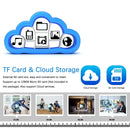 Mini Outdoor Tuya Wifi Security Camera 5MP HD Motion Detection Color Night Vision Wireless CCTV  Surveillance Camera Waterproof