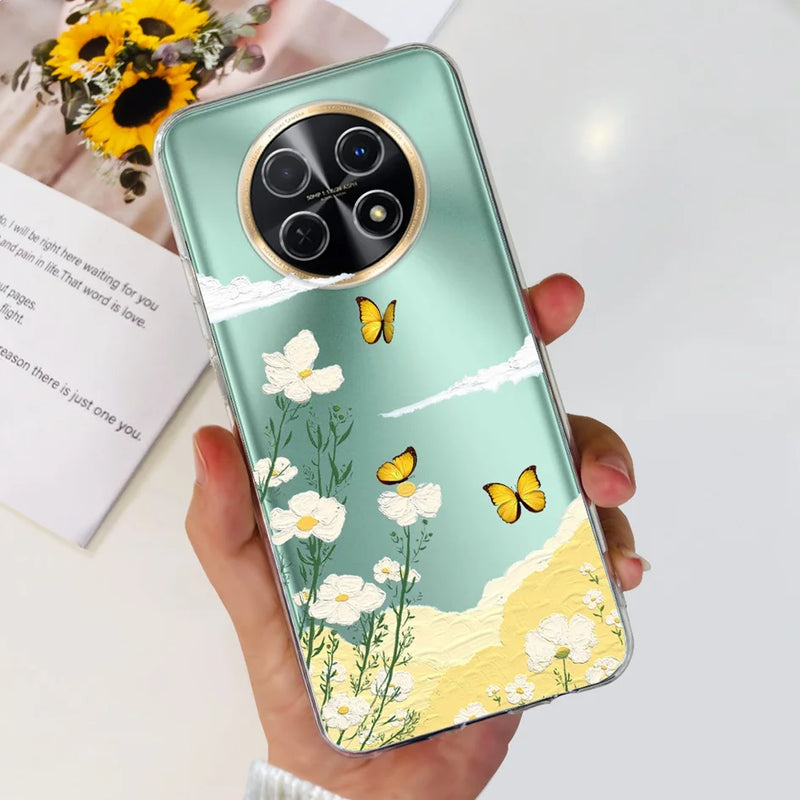 For Cover Huawei Nova Y91 Phone Case STG-LX1 STG-LX2 Silicone Transparent Capa Soft Coque For Huawei Nova Y91 Y 91 NovaY91 Funda