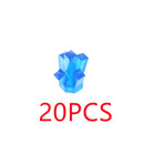 MOC Building Blocks Figures Accessories Cash Dollar Coin Bag Model Gold Silver Bar Colored Diamond Treasure Box Series Coffer