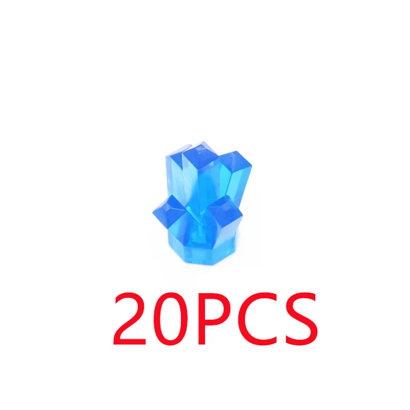 MOC Building Blocks Figures Accessories Cash Dollar Coin Bag Model Gold Silver Bar Colored Diamond Treasure Box Series Coffer