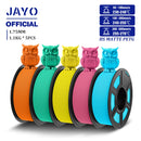 JAYO 5Rolls PETG Filament 1.75mm High Speed PETG 3D Printer Filament 1.1KG/Roll High Flow Speedy Matte 3D Printing Materials