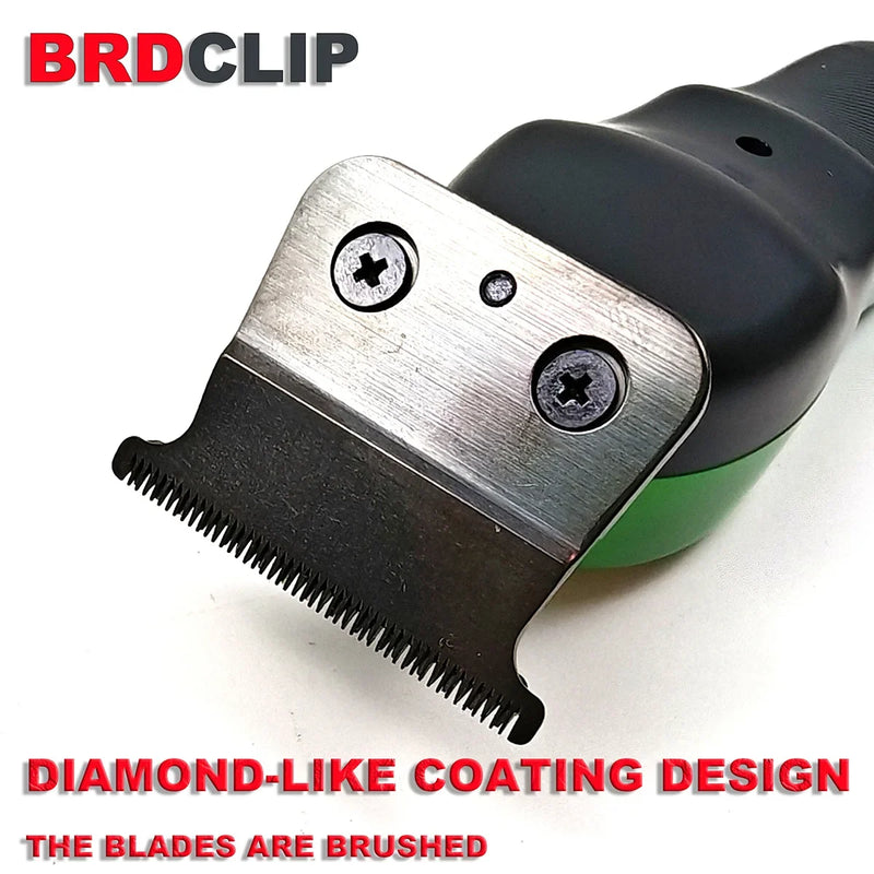 BRDCLIP BRD101 Professional Carving Gradient Hair Trimmer Barber Finish Electric Clipper with Charger Stand Hair Cutting Machine