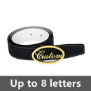 Personalised Men's Belt Buckle Custom Bold Name Belt Buckle Stainless Steel Jewelry for Best Man Groomsman Gift Father's Day