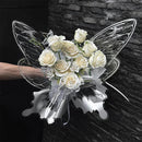 20Pcs Butterfly Wing Shaped Flower Wrapping Paper Creative Diy Crafts Flowers Packaging Paper Wedding Birthday Party Supplies