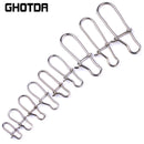 GHOTDA Strong Strength 8kg-47kg  Fishing Connector Swivel Snap Pin Fishhook Lure Carabiner Tackle Tool Fly Fishing Accessorie