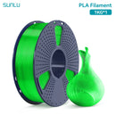 SUNLU 1KG PLA /Clear 3D Printer Filament 1.75mm 1000g Spool (2.2lbs) Neatly Arranged No Knot Filament Fit Most FDM Printer