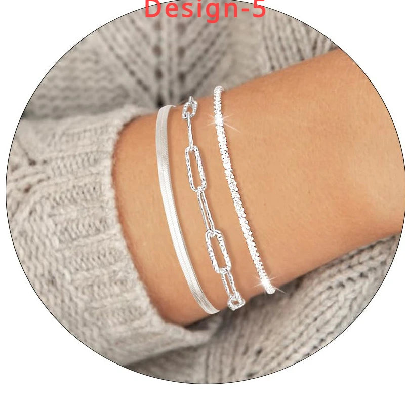 14K Gold Plated Stainless Steel WATERPROOF Layering Bracelet for Women Teen Girls, Dainty Summer Beach Boho Beaded Bracelet Set