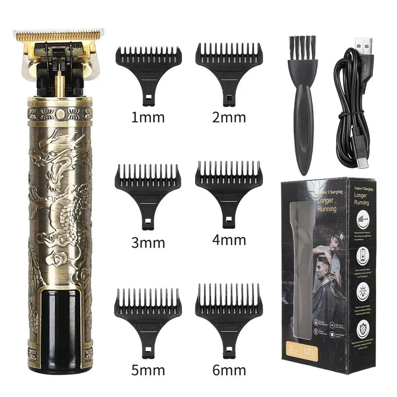 T9 USB Electric Hair Clipper For Men Hair Cutting Machine Rechargeable Man Shaver Trimmer Barber Technical Beard Trimmer