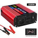 1000W-10000W Inverter 12V/24V 220V Pure Sine Wave Converter Solar Inverters With LED EU Socket