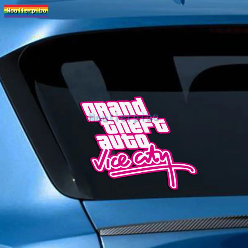 Vice City Sin City GTA Speed Car Stickers Car Motorcycle Body Decoration Laptop Mobile Phone Trolley Case Reflective Decals