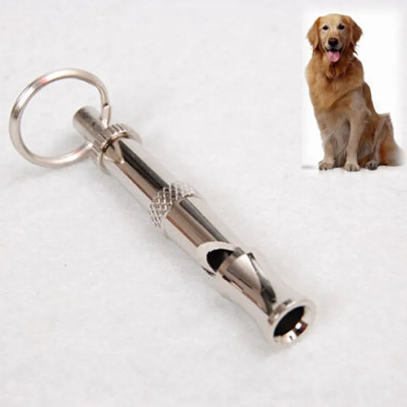 Dog Whistle To Stop Barking Device Dog Copper Silent Ultrasonic Training Flute Stop Barking for Pet Supplies Sound Trainer Tool