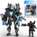 New Skibidi Toileted Action Figures Building Blocks Titan Drill Man Speakerman TVman Model Toys for Kid Xmas Halloween Gift