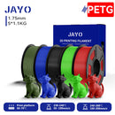 JAYO 5 Rolls 3D PETG / High Speed Matte PETG 3D Filament 1.75mm 30mm/s - 600mm/s Print Range PETG 3D Printer Filament for 3D