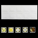 50pc Square Transparent Coin Capsule Holder Storage Box With Gaskets For Collectable Coin Medal 17/20/25/27/30mm Coins Organizer