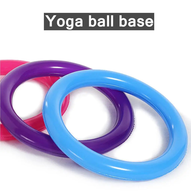 Ball Fixer Fitness Rings Yoga Supplies Office Base Stability Inflatable Gym Fittings Simple Operation Positioning Stabilizer