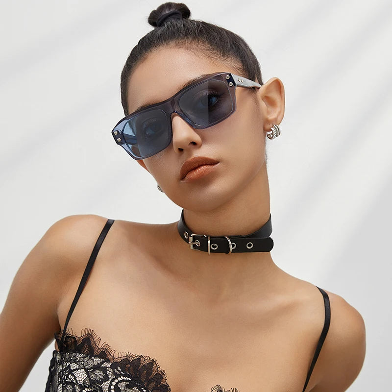 GCV Brand Acetate Square Rectangular Polarized Sunglasses Man Women Fashion Outdoors Eyewear Uv400 Quality Of Luxury Goods