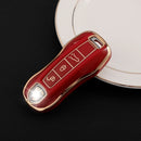 TPU Car Remote Key Case Cover Shell Fob for Porsche Panamera Carman Macan Bobst Cayenne 911 970 981 991 996 92A 2017 Key Bags