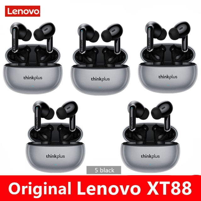 NEW Original Lenovo XT88 TWS Wireless Earphone Bluetooth 5.3 Dual Stereo Noise Reduction Bass Touch Control Long Standby headset