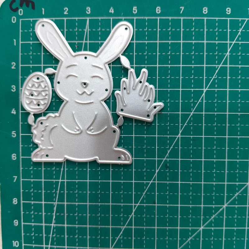 Easter Rabbit Scrapbooking Die Cut Carbon Steel Mold DIY Greeting Card Making Embossed Template Crafts Cutting Dies New Arrivals