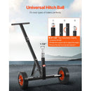 VEVOR 600lbs Tongue Trailer Dolly with 16.5in-22in Adjustable Height & 1-7/8 in Hitch Ball Steel Boat Mover for Moving Car Rvs