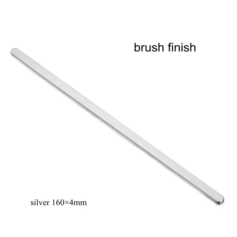 10pcs Stainless Steel Straight Cuff Bangle Blank Plain Rod Bracelet Diy Laser Engraving Bracelet Jewelry Charms Accessories