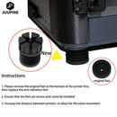 Upgraded For Bambu Lab 3D Printer Anti Vibration Feet For Bambu Lab X1C P1S P1P Universal Rubber Foot Anti-slip Rubber Shock