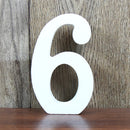 8 CM Letras Decorativas Grandes White Wooden Letters Home Decor Wedding Decoration DIY Personalised Name Design Free Standing