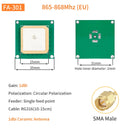 Circular Polarization 1/3/4/5/5.5 dBi UHF RFID Ceramic Antenna RFID Antenna for RFID Reader Module