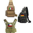 PVC/Embroider Flag Patches UK Spain France Germany US Russia Army Military Tactical Hook Badge Rubber Shoulder Emblem Applique