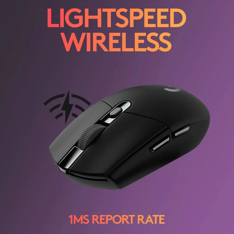 Logitech - G304 wireless mouse for gaming, lightweight and portable device, suitable for PC, no driver