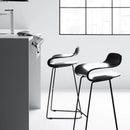 Nordic Bar Stool Wrought Iron Hotel Modern Minimalist Designer Bar Stools High Feet Stool Creative Bar Chair Coffee Household