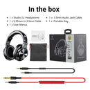 Oneodio A71 Deep Bass Studio Headphones Wired Hi-Res Headset with Microphone Stereo Sound Headset For DJ Mixing Audio Recording