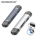 OTG Type C SD TF Card Reader 6 in 1 USB 2.0 Micro USB Flash Drive Adapter High Speed Transfer Multifunctional 4 IN 1 HUB Adapter