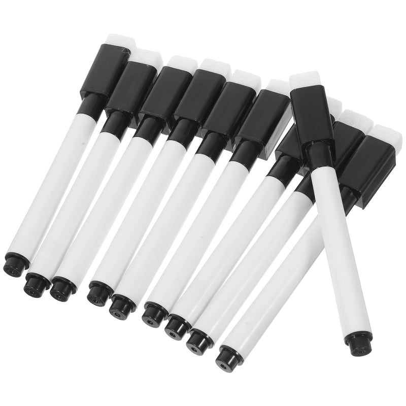 10pcs Magnetic Whiteboard Marker Pen Dry Erase Markers With Eraser Office School Stationery Writing Tools