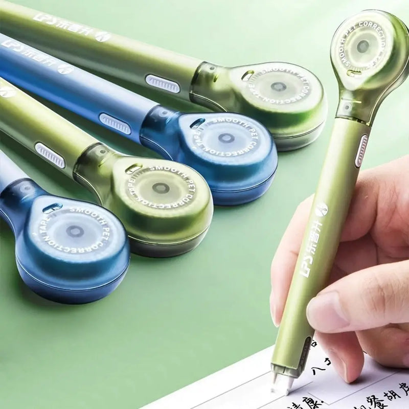 Creative Design 6m Modification Corrector Tape Pen Shape Comfortable Holding White Out Correction Tape Large Capacity