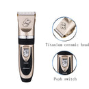 Baorun P2 Electric Hair Clipper Pet Shaver Rechargeable Teddy Bear Dog Cat Hair Clip Knife Puppy Hair Clipper Copper pet trimmer